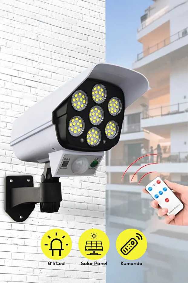 Kamera Görünümlü Solar LED Lamba Kamera Görünümlü Solar LED Lamba